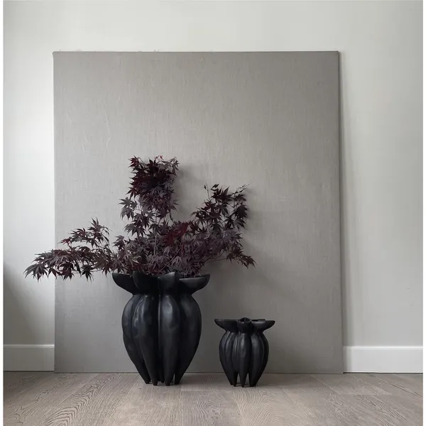 Lotus Vase Large Coffee