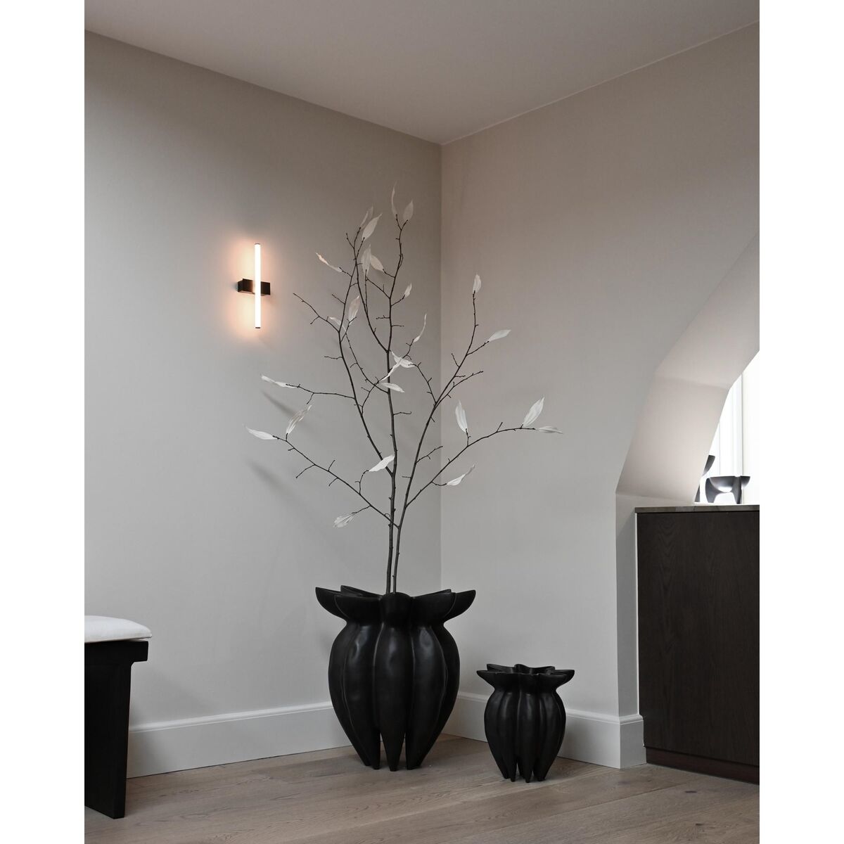 Lotus Vase Large Coffee
