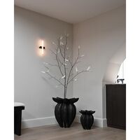 Lotus Vase Large Coffee