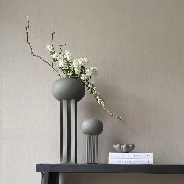 Empire Vase Large Dark Grey
