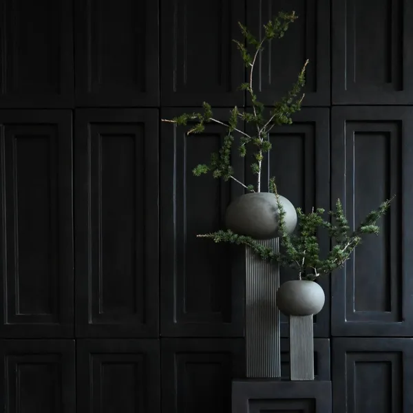 Empire Vase Large Dark Grey