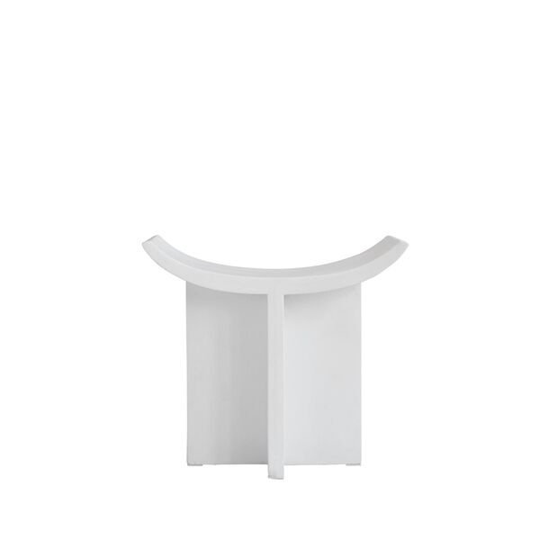 Brutus Stool Bone White
