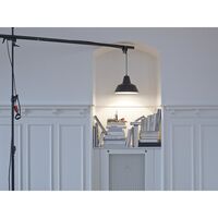 Workshop W1 Pendant Matt Black