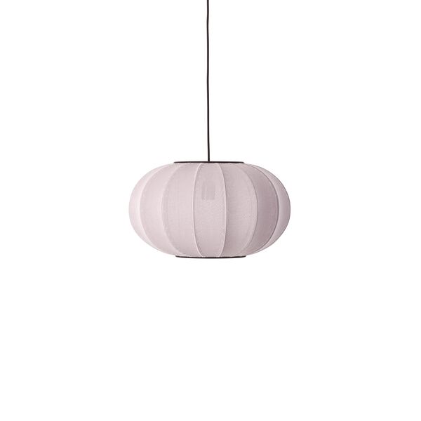 Lampadario Ovale , Rosa Chiaro Ø45