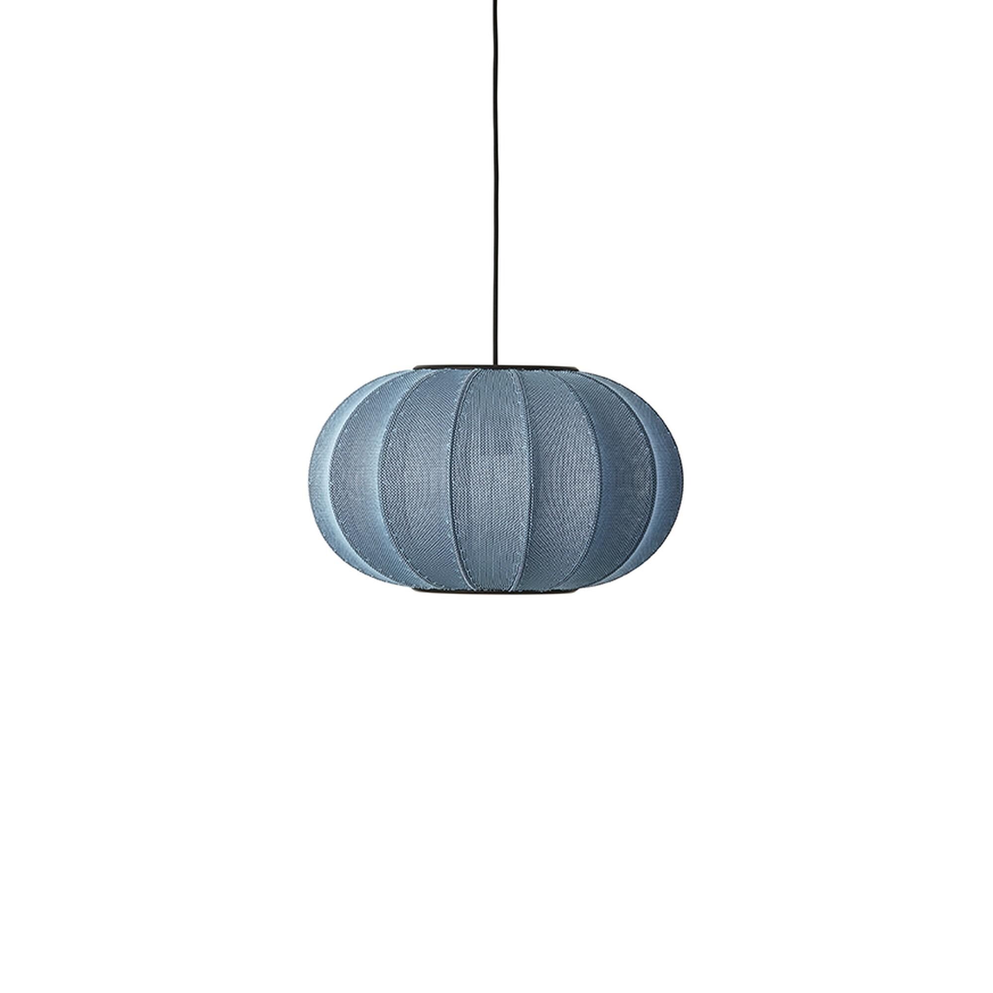 Knit-Wit Oval Taklampe É45 Blå Stein