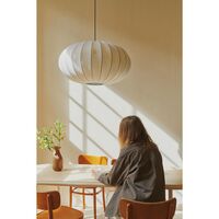 Knit-Wit Oval Pendant Pearl White Ø57