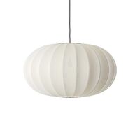 Knit-Wit Oval Pendant Ø76 Pendant Pearl White