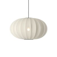 Knit-Wit Oval Pendant Ø76 Pendant Pearl White