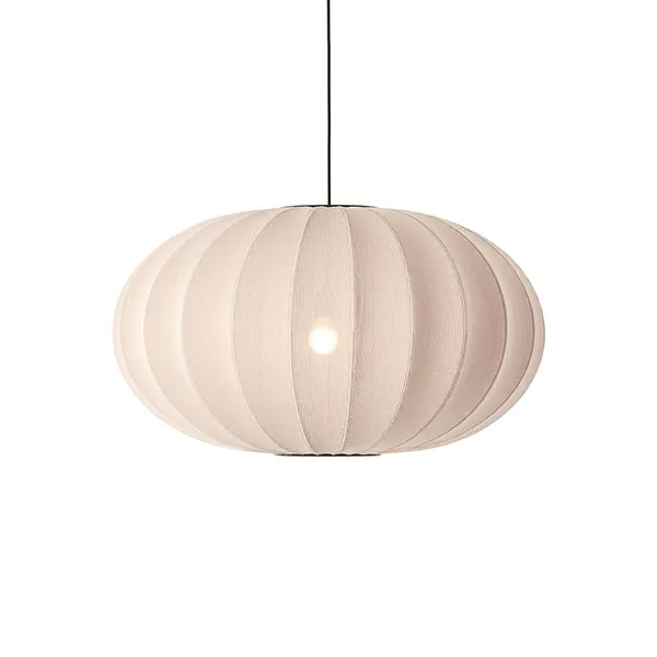Knit-Wit Oval Pendant Ø76 Sand Stone