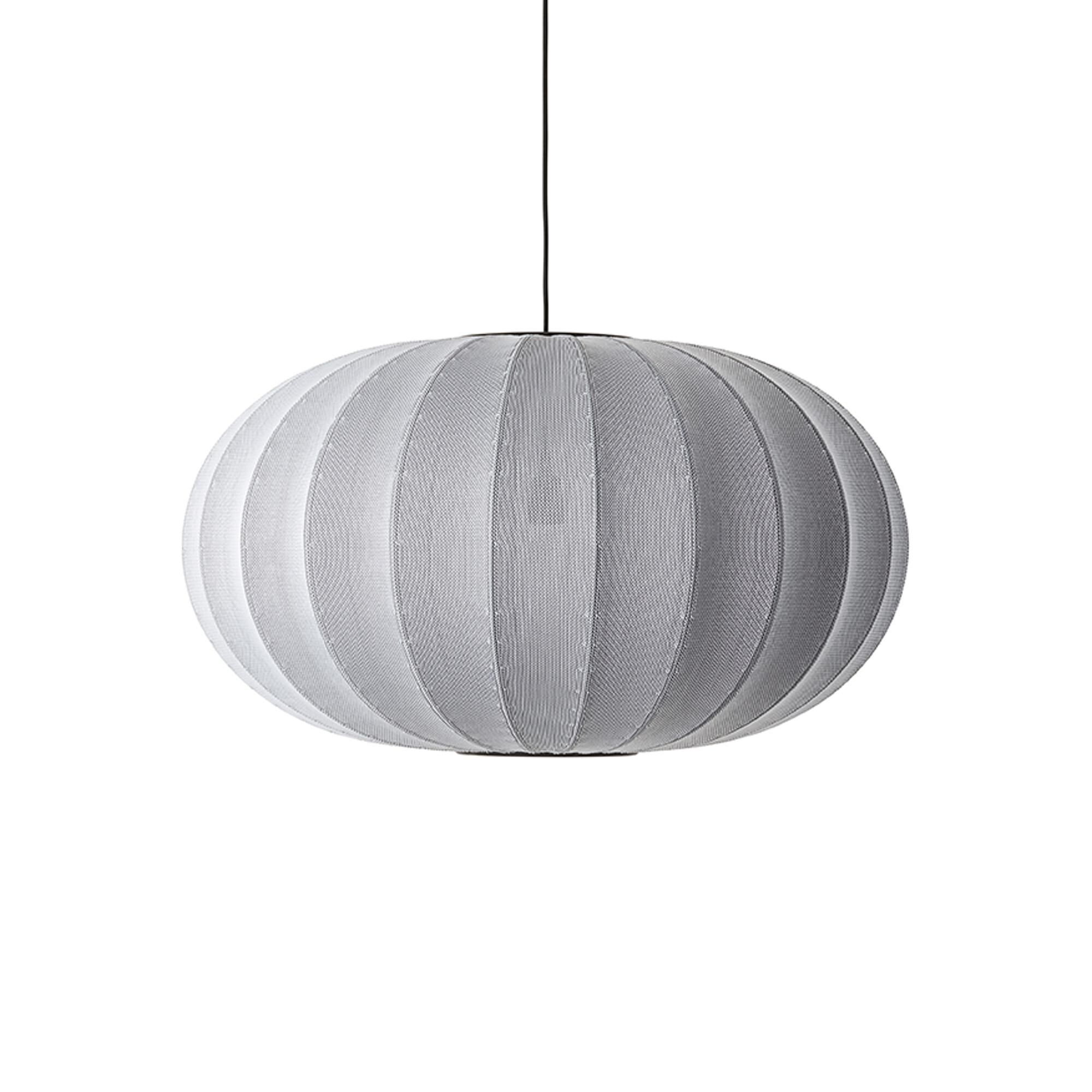 Knit-Wit Oval Taklampe É76 Taklampe Sølv