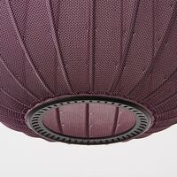 Knit-Wit Pyöreä Riipus, Viininpunainen, Ø45