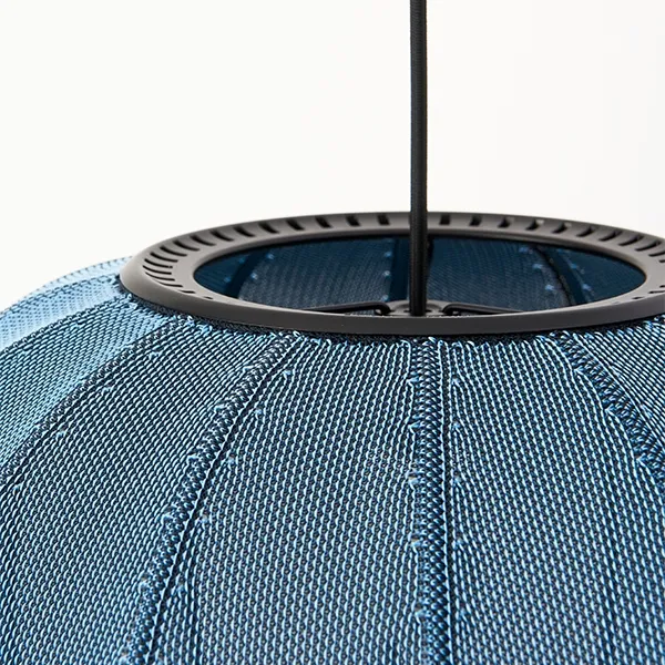 Knit-Wit Round Pendel Blue Stone Ø45