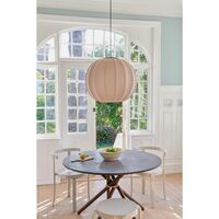 Knit-White Round Pendant Sand Stone Ø45