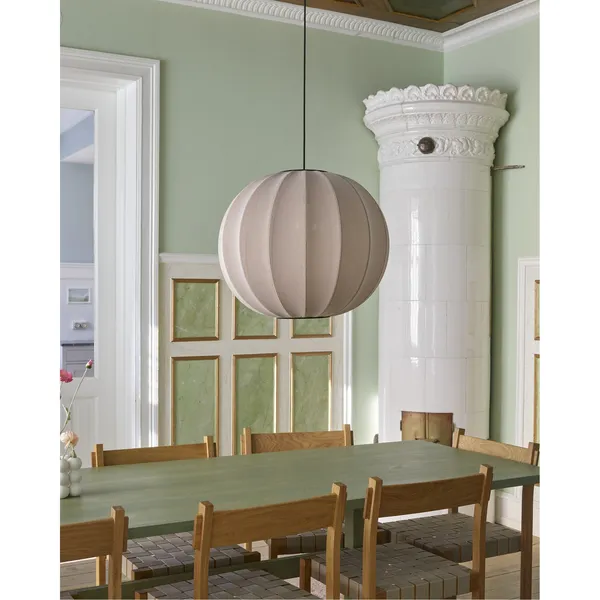 Knit-Wit Round Pendant Sand Stone Ø60