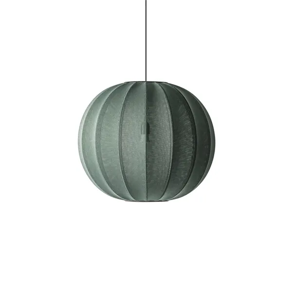 Knit-Wit Round Pendant Ø60 Tweed Green