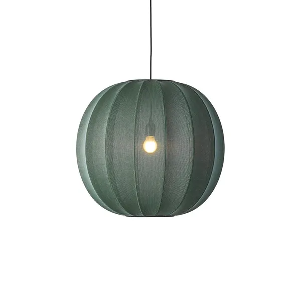 Knit-Wit Round Pendant Ø60 Tweed Green