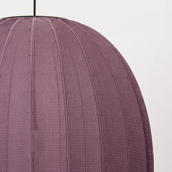 Knit-Wit Oval Pendant Burgundy Red Ø65