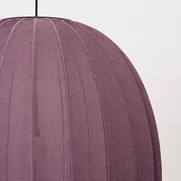 Knit-Wit Oval Pendant Burgundy Red Ø65