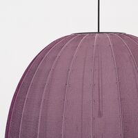 Knit-Wit Oval Pendant Burgundy Red Ø65