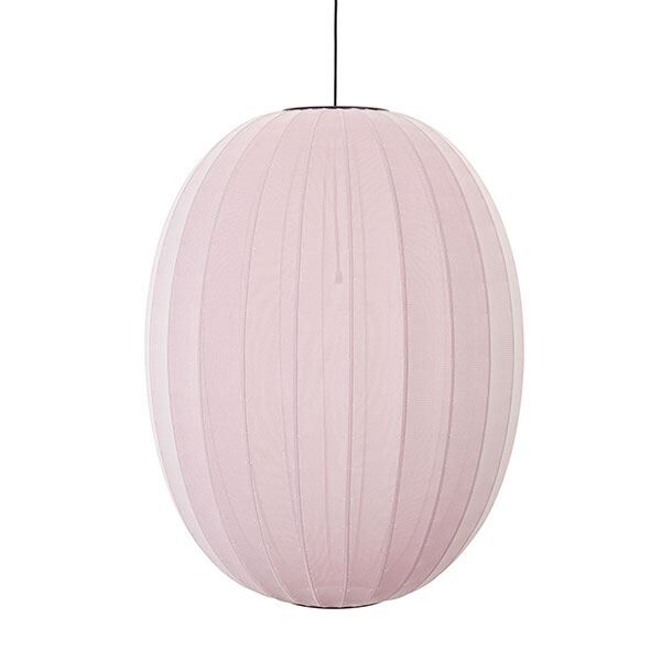 Suspension Ovale Rose Ø65 ,
