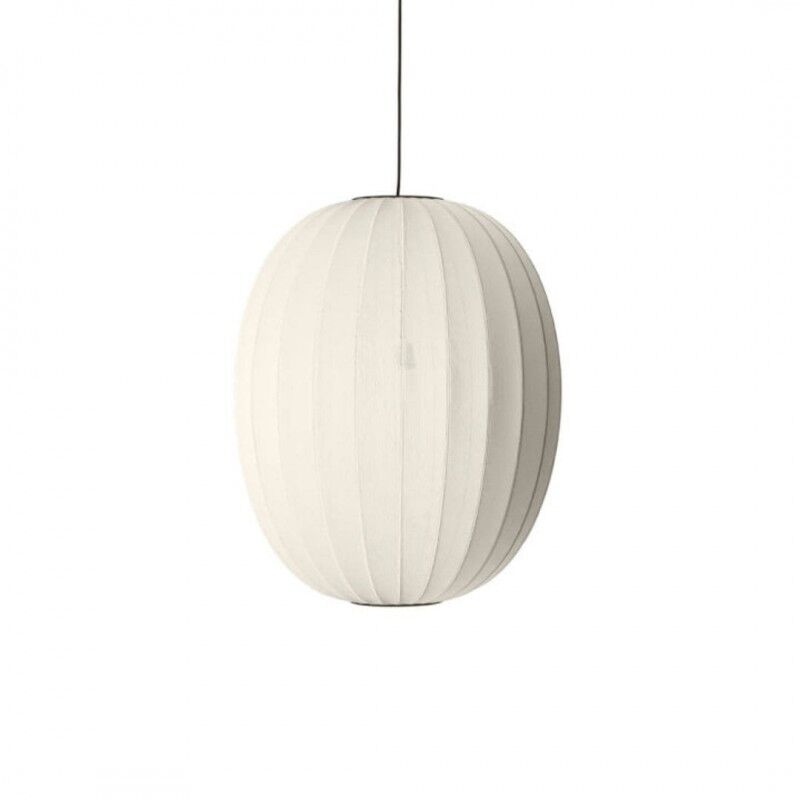 Knit-Wit H&ouml;g/Oval Taklampa &Oslash;65 P&auml;rlvit