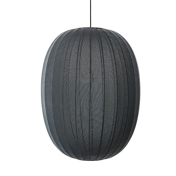 Knit-Wit Oval Taklampa Svart &Oslash;65