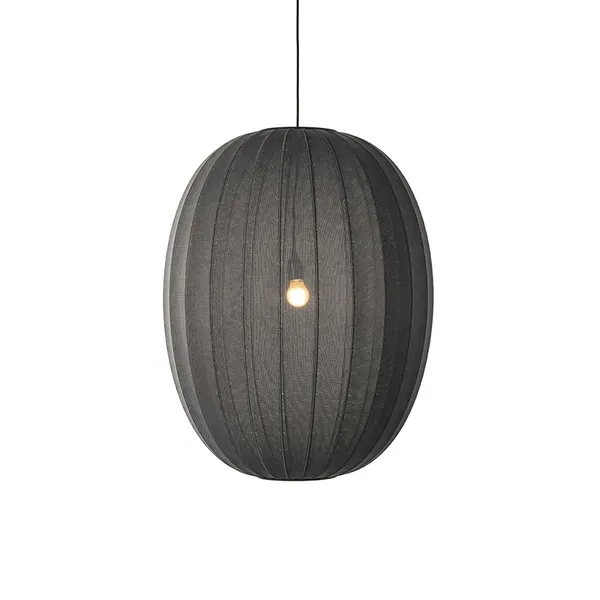 Knit-Wit Oval Pendant Black Ø65
