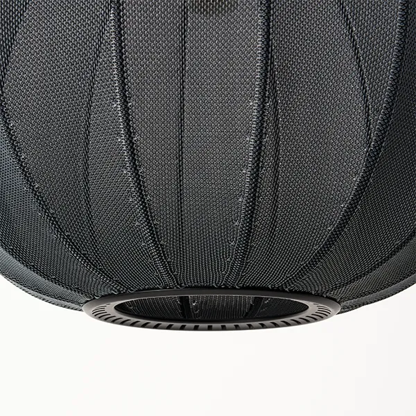 Knit-Wit Oval Pendant Black Ø65