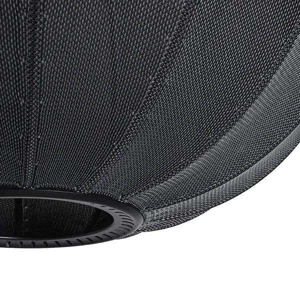 Knit-Wit Oval Pendant Black Ø65