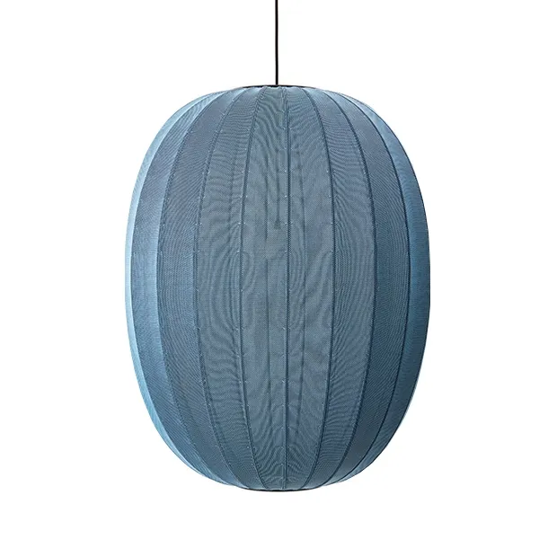Knit-Wit Oval Pendant Blue Stone Ø65