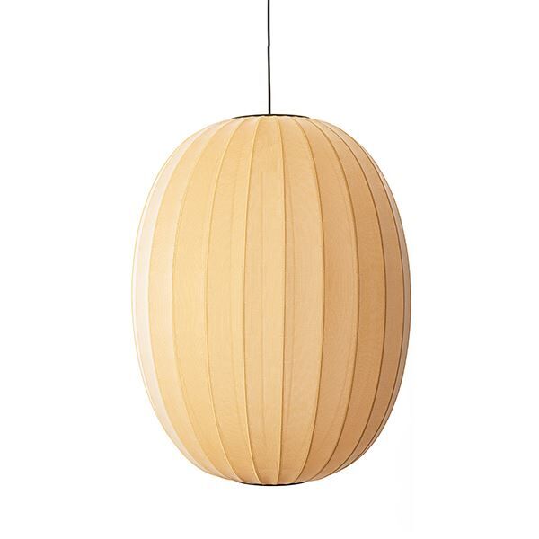 Suspension Ovale Jaune Ø65 ,