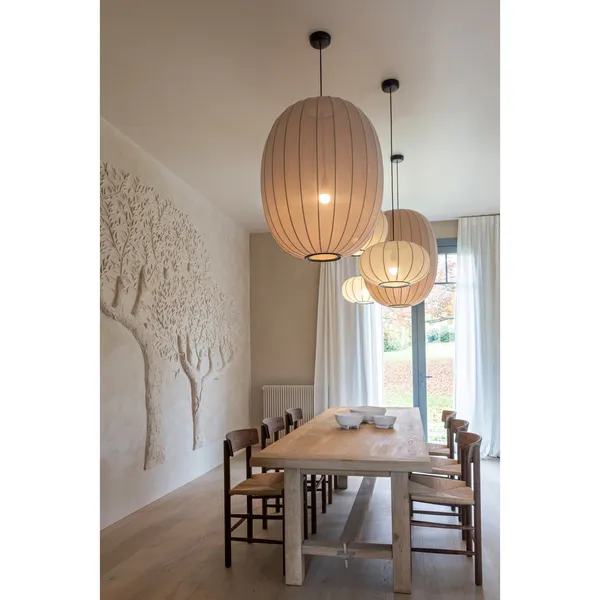 Knit-Wit Oval Pendant Sand Stone Ø65