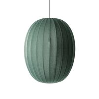 Knit-Wit Høj Oval Pendel Ø65 Tweed Green