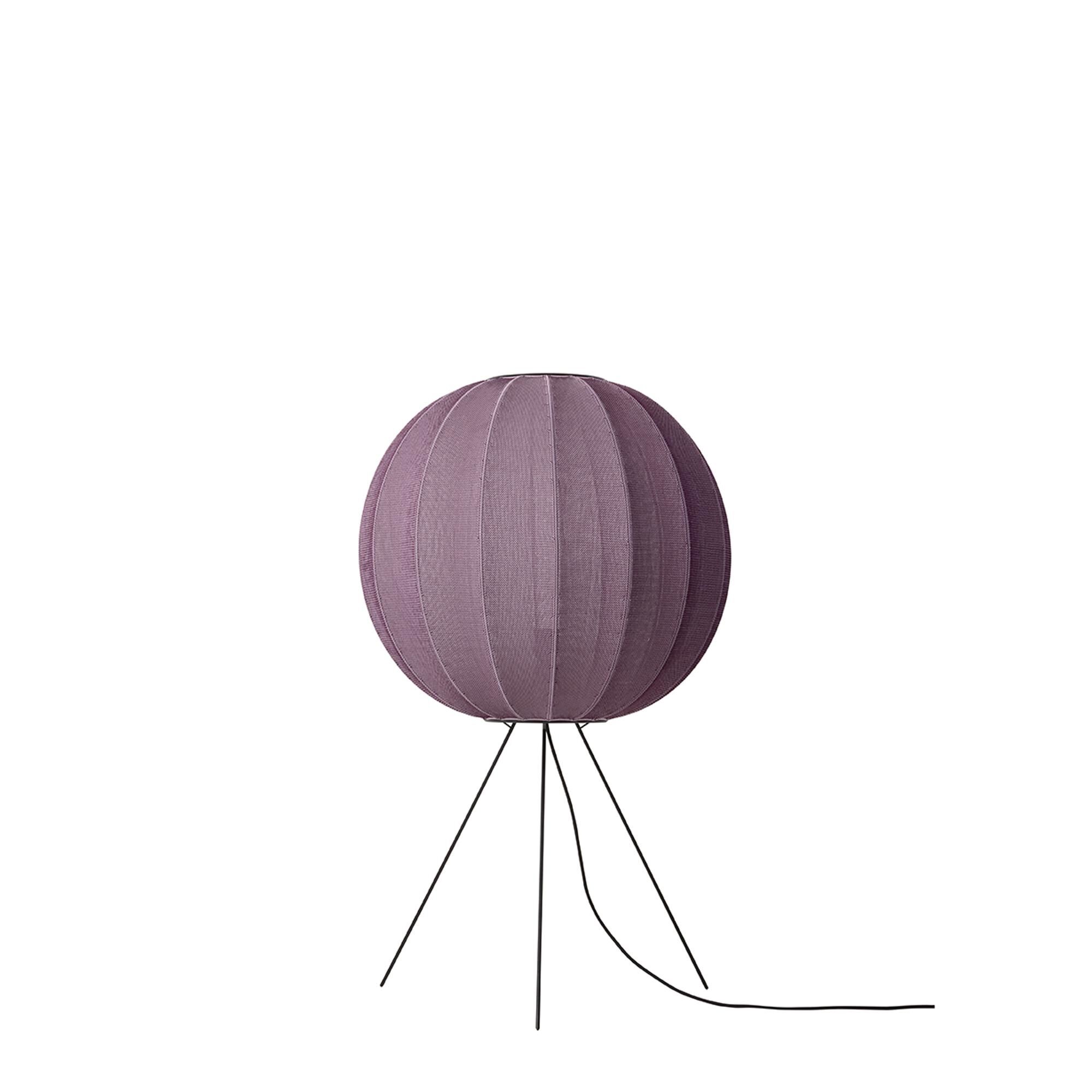 Knit-Wit Round Gulvlampe 60 Medium Burgundy