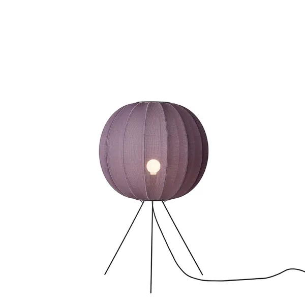 Knit-Wit Round Gulvlampe Ø60 Medium Burgundy