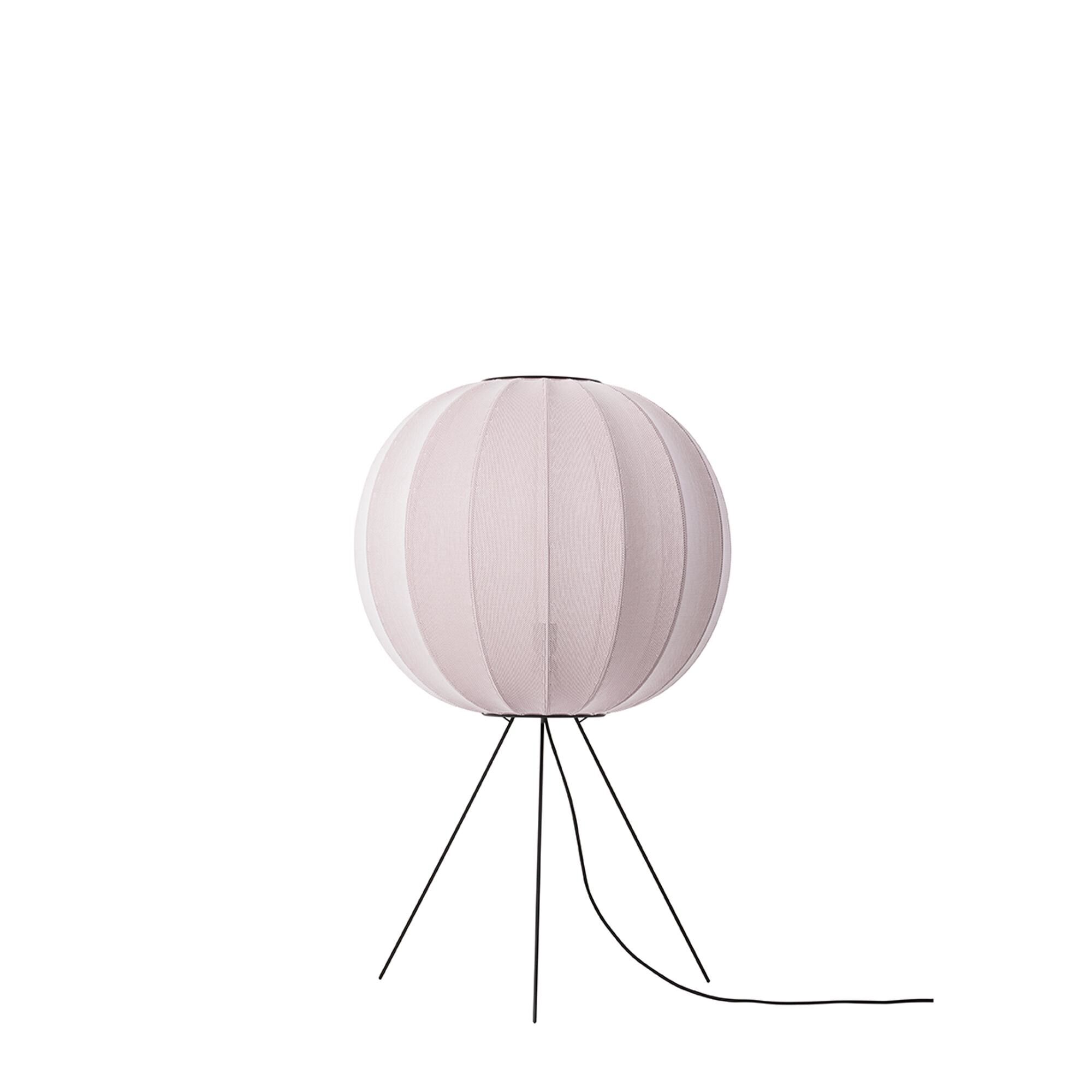 Knit-Wit Rund Golvlampa &Oslash;60 Rosa