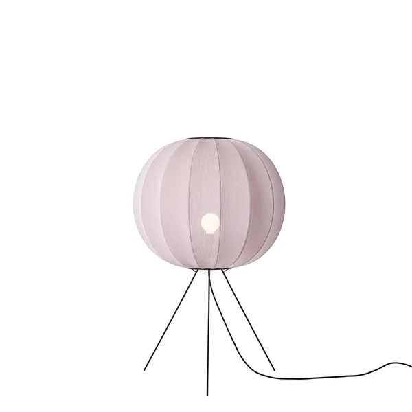 Knit-Wit Round Floor Lamp Ø60 Medium Pink