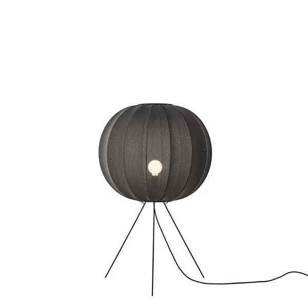 Knit-Wit Round Gulvlampe Ø60 Medium Black