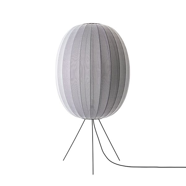 Knit-Wit Rund Golvlampa &Oslash;65 Mellan Silver