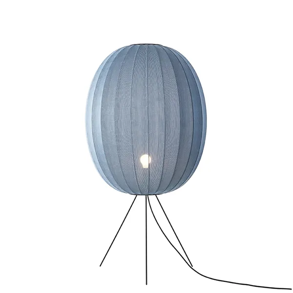Knit-Wit Round Floor Lamp Ø65 Medium Silver