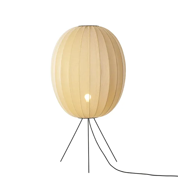 Knit-Wit Round Floor Lamp Ø65 Medium Yellow