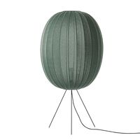 Knit-Wit High Oval Floor Lamp Medium Ø65 Tweed Green