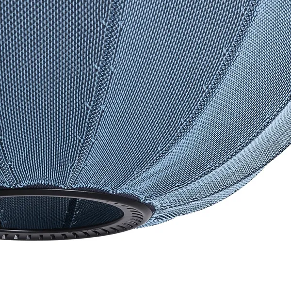 Knit-Wit Round Floor Lamp High Ø45 Blue Stone