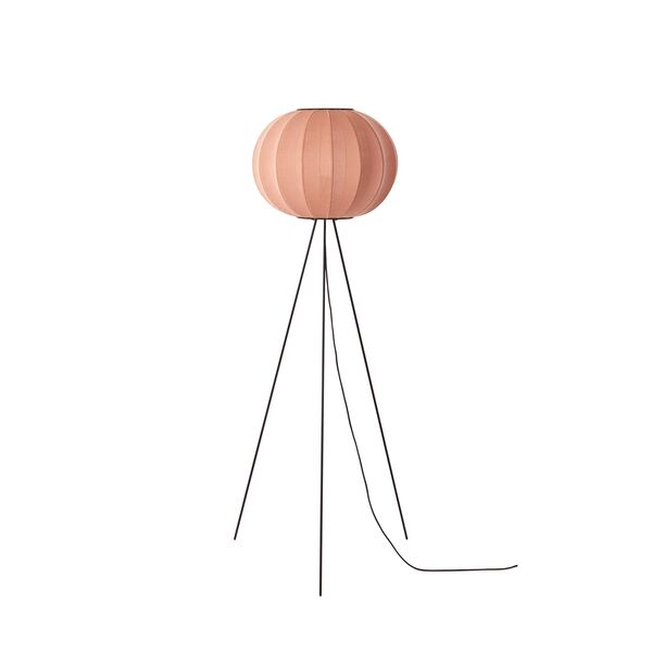 Lampada da Terra Rotonda Knit-Wit, Alta Ø45, Corallo