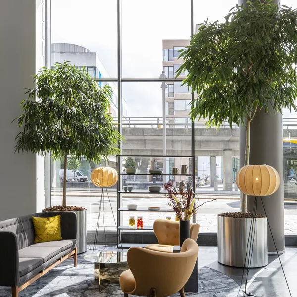 Knit-Wit Round Floor Lamp High Ø45 Sunrise