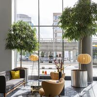 Knit-Wit Round Floor Lamp High Ø45 Sunrise