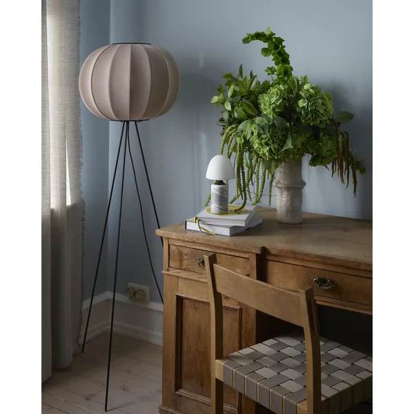 Runde Stehlampe, Ø 45 cm , Sandstein