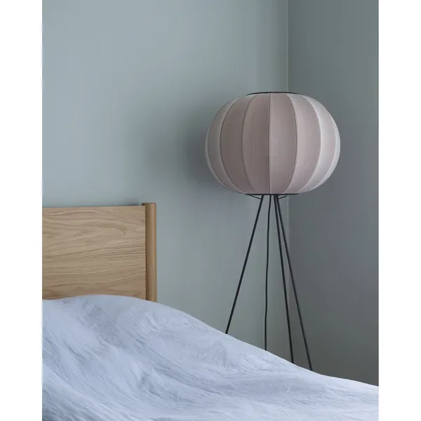 Runde Stehlampe, Ø 45 cm , Sandstein