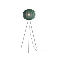 Knit-Wit Round Floor Lamp High Ø45 Tweed Green
