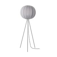 Knit-Wit Round Floor Lamp High Ø60 Silver
